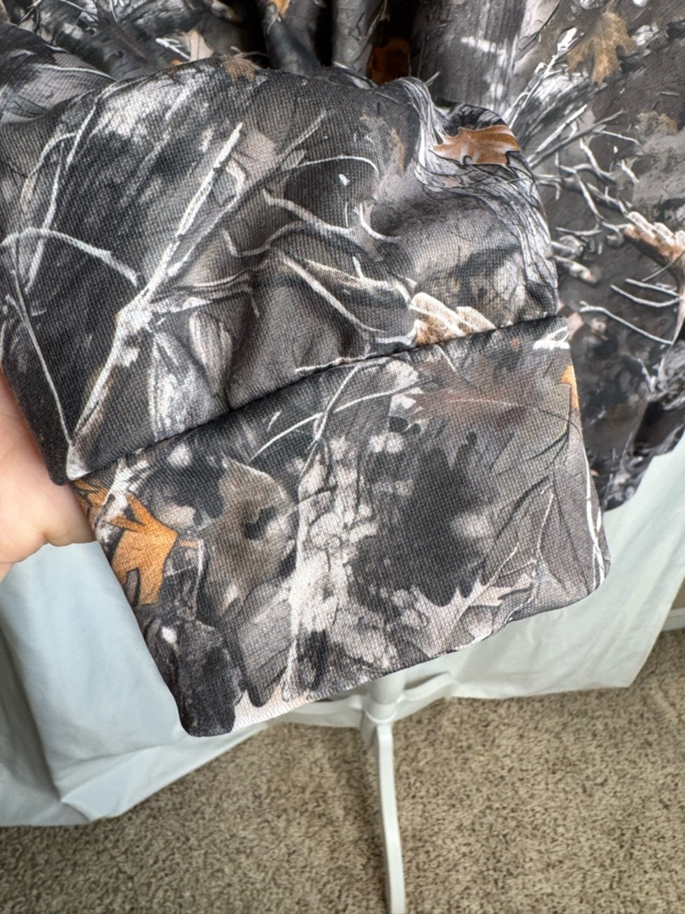 SHEIN Curve 3XL Camo Sweatshirt Mossy Oak Style Pullover Oversized - Picture 5 of 10